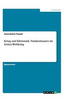 Krieg und Kleinstadt. Frankenhausen im Ersten Weltkrieg