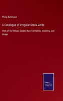 Catalogue of irregular Greek Verbs