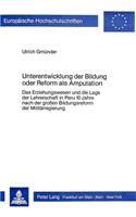 Unterentwicklung der Bildung oder Reform als Amputation: Das Erziehungswesen Und Die Lage Der Lehrerschaft in Peru 10 Jahre Nach Der Grossen Bildungsreform Der Militaerregierung