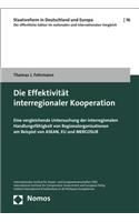 Die Effektivitat Interregionaler Kooperation