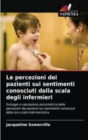 percezioni dei pazienti sui sentimenti conosciuti dalla scala degli infermieri