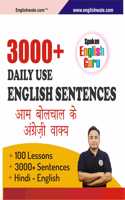 3000+ Daily Use English Sentences, 100 Lessons, Hindi-English
