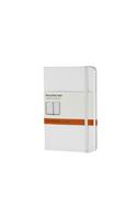 Moleskine Classic Notebook, Pocket, Ruled, White, Hard Cover