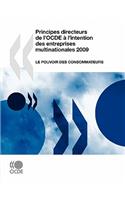 Principes directeurs de l'OCDE à l'intention des entreprises multinationales 2009: Le pouvoir des consommateurs