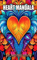 Heart Mandala Coloring Book