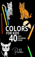 40 Cats Coloring Pages Coloring Book for Children