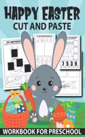 Happy Easter Cut And Paste Workbook For Preschool