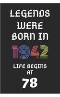 Legends Were Born In 1942