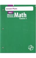 Lesson Plans MS Math 2004 Crs 3