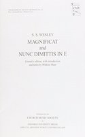 Magnificat and Nunc Dimittis in E