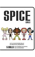 Spice Girl Cut and Color Paper Dolls
