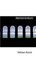 Memorandum: (English)