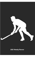 Plan On It 2020 Weekly Calendar Planner - Ice Hockey Player