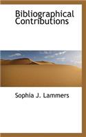 Bibliographical Contributions