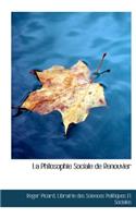 La Philosophie Sociale de Renouvier