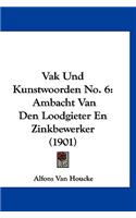 Vak Und Kunstwoorden No. 6