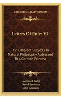Letters Of Euler V1