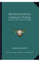 Representative German Poems: Ballad And Lyrical (1885)