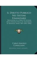 Il Diritto Pubblico Nei Sistemi Finanziarii