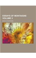 Essays of Montaigne Volume 3
