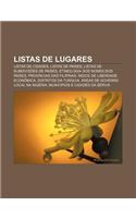 Listas de Lugares: Listas de Cidades, Listas de Paises, Listas de Subdivisoes de Paises, Etimologia DOS Nomes DOS Paises(Portuguese)
