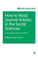 How to Read Journal Articles in the Social Sciences