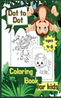 Dot to Dot Coloring Book for Kids ages 4-8