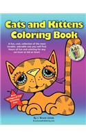 Cats and Kittens Coloring Book