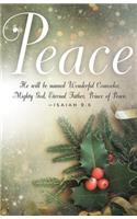 Peace Image Advent Bulletin (Pkg of 50)