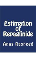 Estimation of Repaglinide