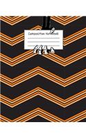 Halloween Abstract Pattern Volume 10 College Ruled Journal