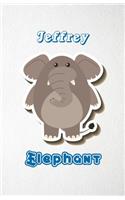 Jeffrey Elephant A5 Lined Notebook 110 Pages