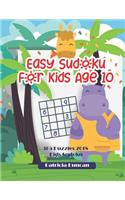 Easy Sudoku for Kids Age 10: 365 Puzzles 2018 Kids Sudoku