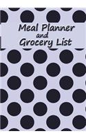 meal planner and grocery list: Meal planner and grocery list: size 7x10 inch 100 pages weekly meal planner, Week Menu Planner with Grocery List, Organizer, Booklet, Meal Planning 