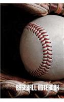 Baseball Notebook: 6 x 9 inch, baseball journal, college ruled, lined journal, 200 pages