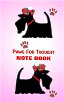 Paws For Thought Note Book