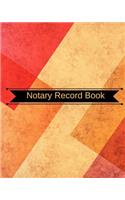 Notary Record Book: Official Notary Journal- Public Notary Records Book-Notarial acts records events Log-Notary Template- Notary Receipt Book - Paperback
