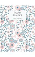 Weekly Planner Twenty Nineteen: 2019 Dated Weekly Planner with to Do Notes & Inspirational Quotes - Elegant Flowers