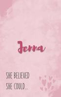 Jenna She Believe She Could