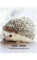 2019 - 2020 18 Month Weekly & Monthly Planner