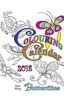 Colouring Calendar 2018 Butterflies (UK Edition)