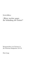 «Worte Machen Gegen Die Schaendung Des Geistes!»