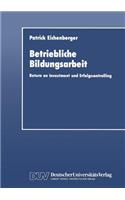 Betriebliche Bildungsarbeit
