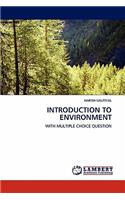 Introduction to Environment