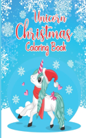 Unicorn Christmas Coloring Book