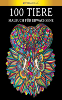 100 Tiere - Malbuch für Erwachsene: Stressabbauende Designs zur Entspannung von Erwachsenen. KOSTENLOSE PDF-VERSION ZUM HERUNTERLADEN.