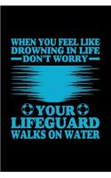 Funny Lifeguard Notebook