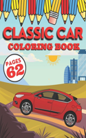 Classic Cars Coloring Book