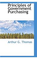 Principles of Government Purchasing: (English)