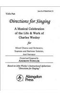 Directions for Singing - Cello: A Musical Celebration of the Life and Work of Charles Wesley